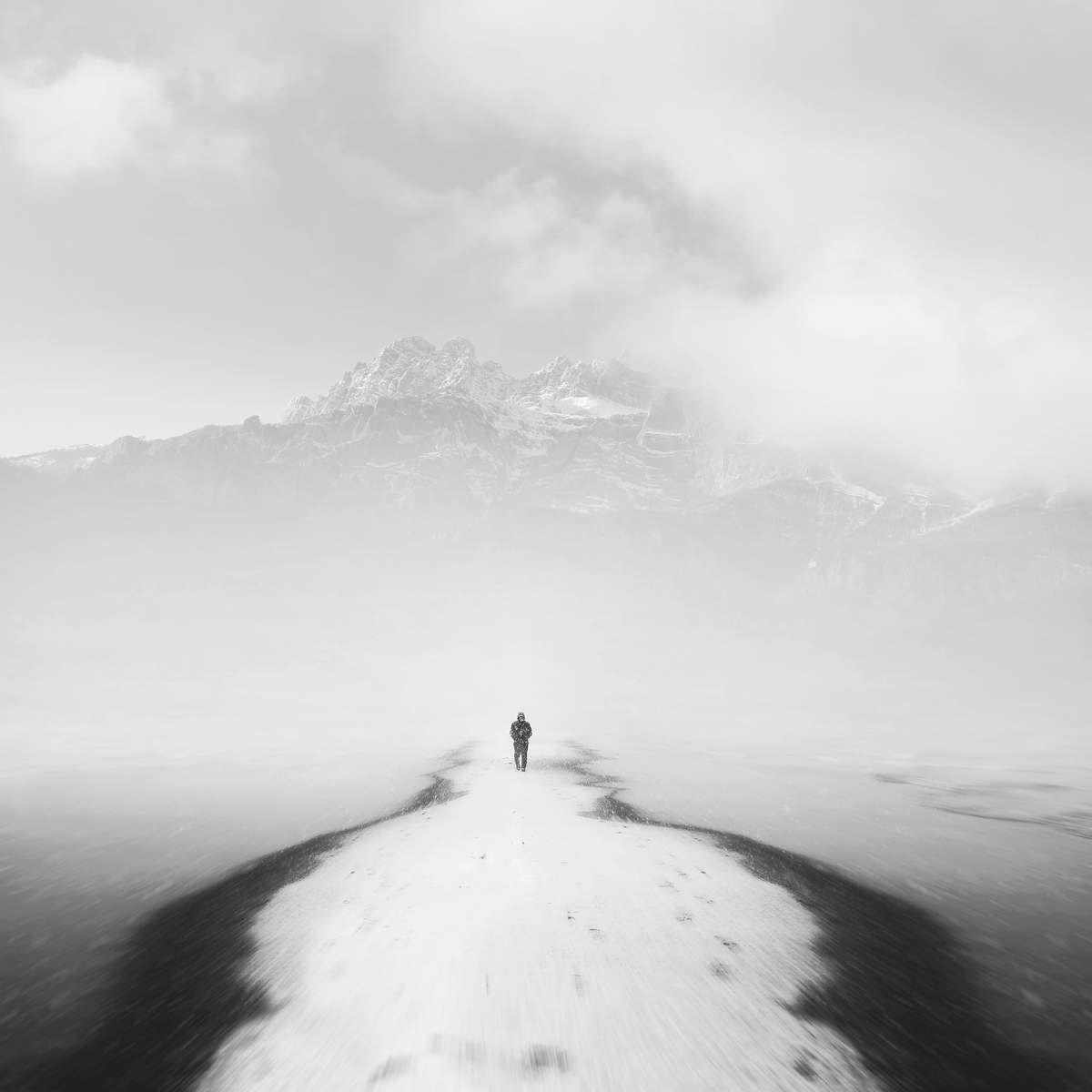 Snowy Path by Mohammad Yousefi-Manesh