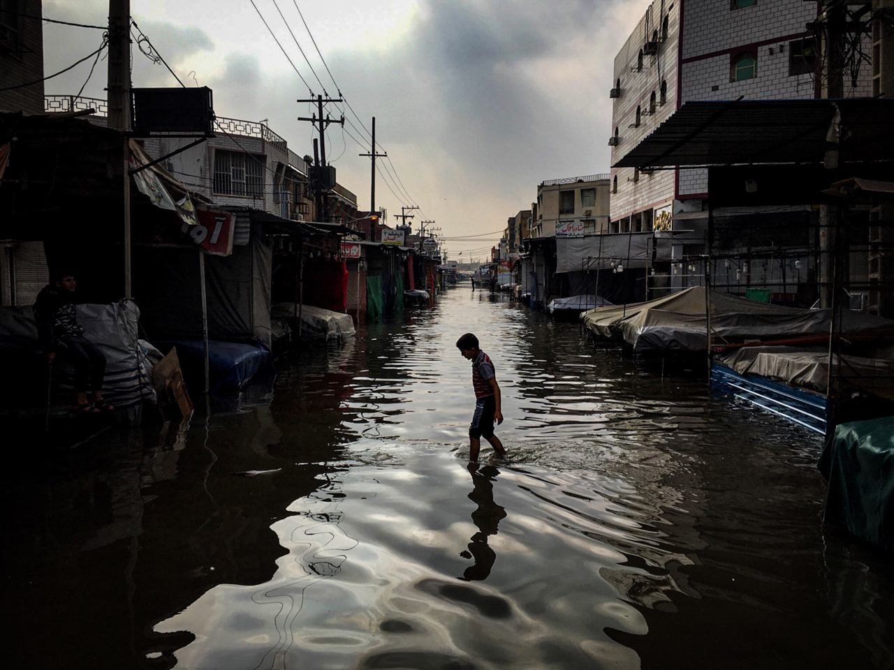 Flood boy by Mohammad Sawari