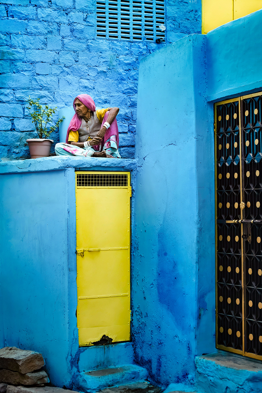 In Solitude, Wrapped In Color by Mahlagha Zarabian
